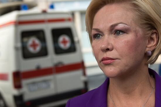 Nine critically ill children from easetrn Ukraine delivered to Moscow