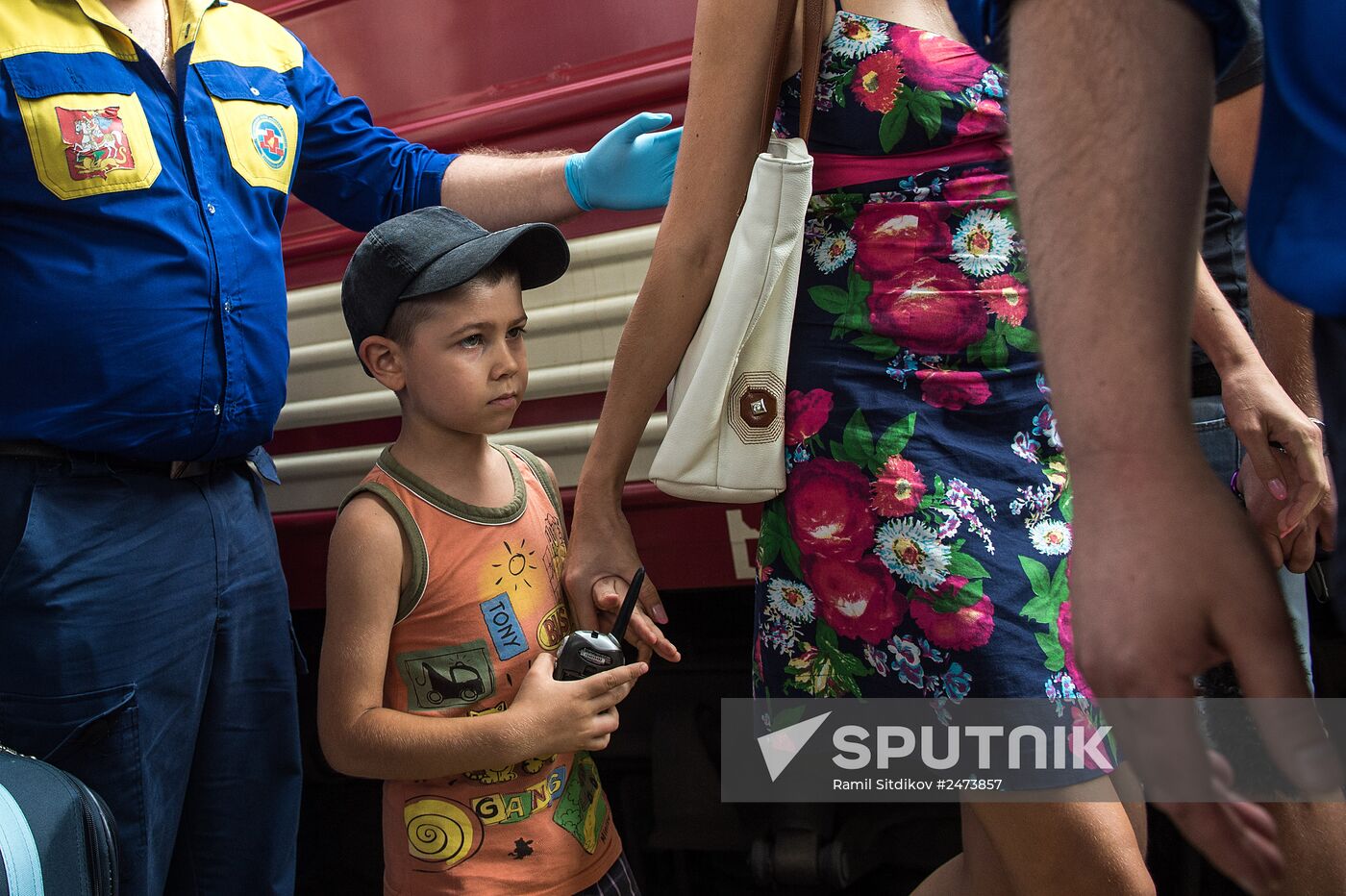 Nine critically ill children from easetrn Ukraine delivered to Moscow