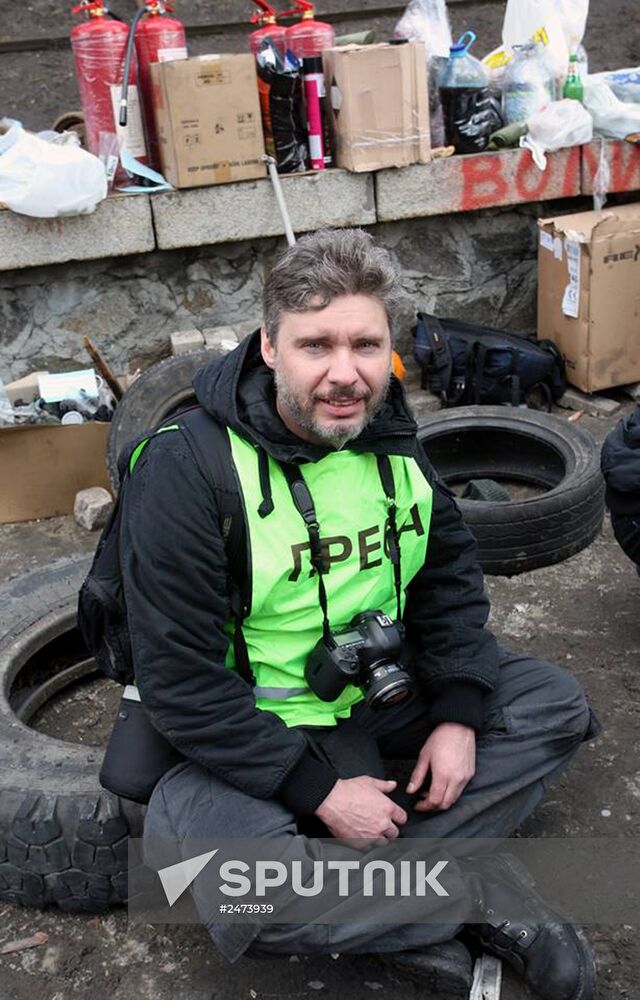 Rossiya Segodnya special photojournalist Andrei Stenin