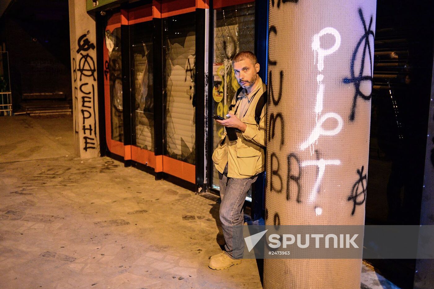 Rossiya Segodnya special photojournalist Andrei Stenin