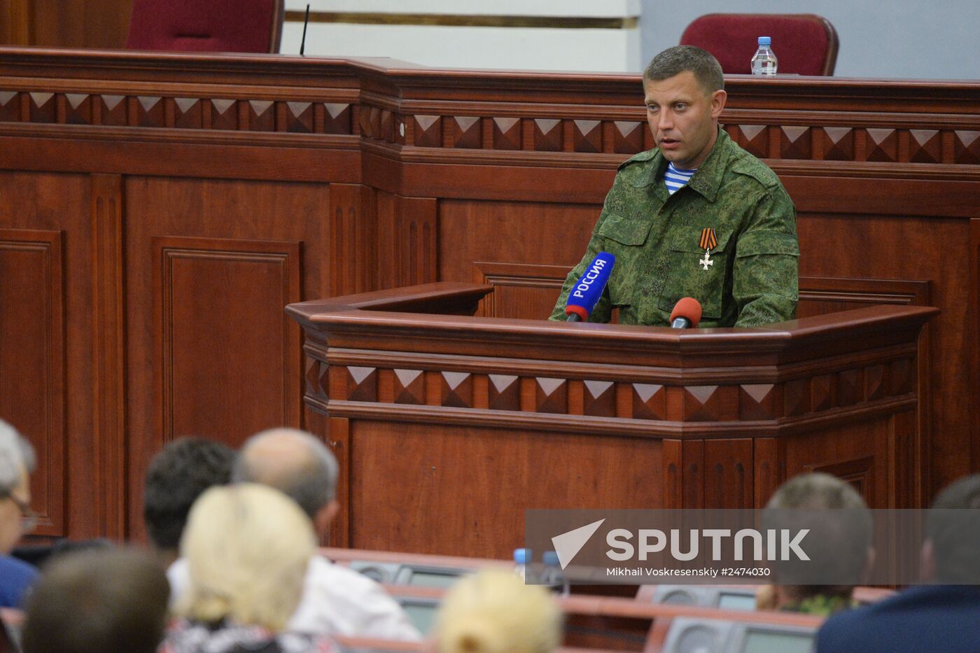 Alexander Zakharchenko appointed new Prime Minister of Donetsk People's Republic by republic's Supreme Council