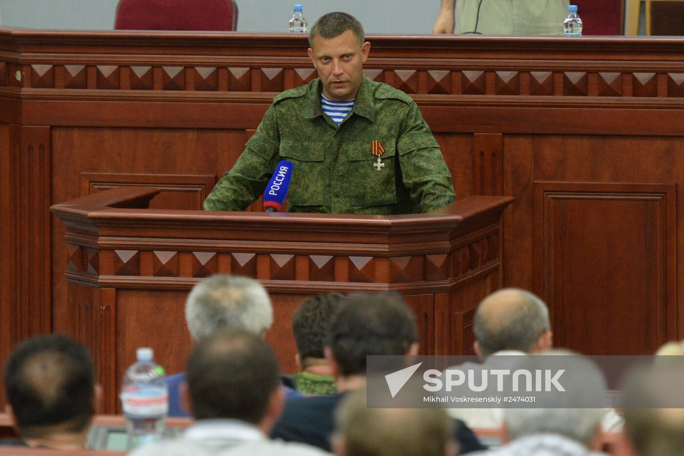 Alexander Zakharchenko appointed new Prime Minister of Donetsk People's Republic by republic's Supreme Council