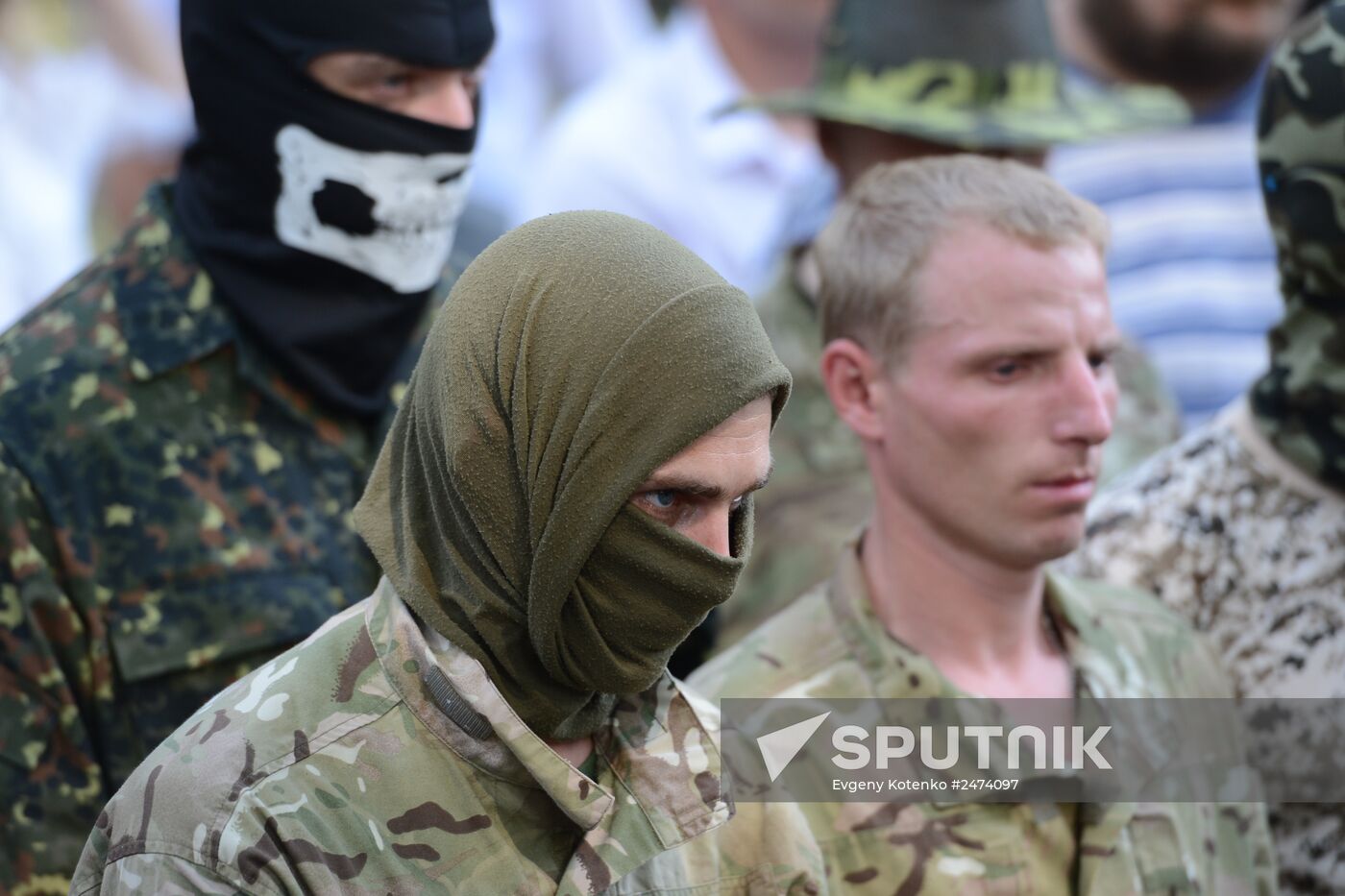 Ceremony to see off soldiers of National Guard battalion "Shakhtyorsk" leaving for military operation zone