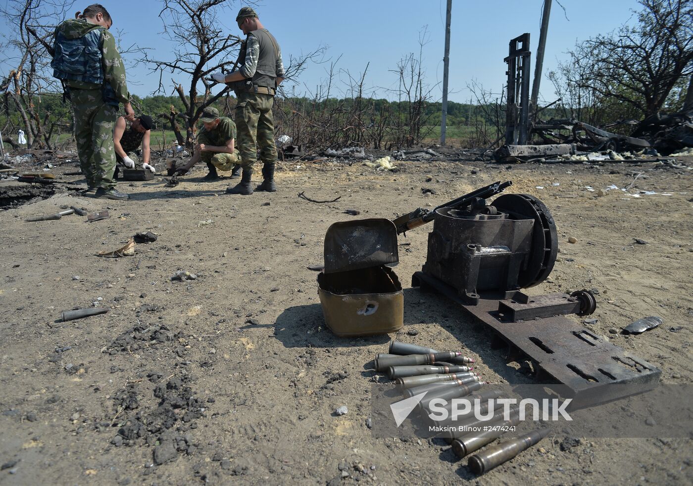 Lugansk People's Republic militia take over Dolzhansky border crossing point on Russian border