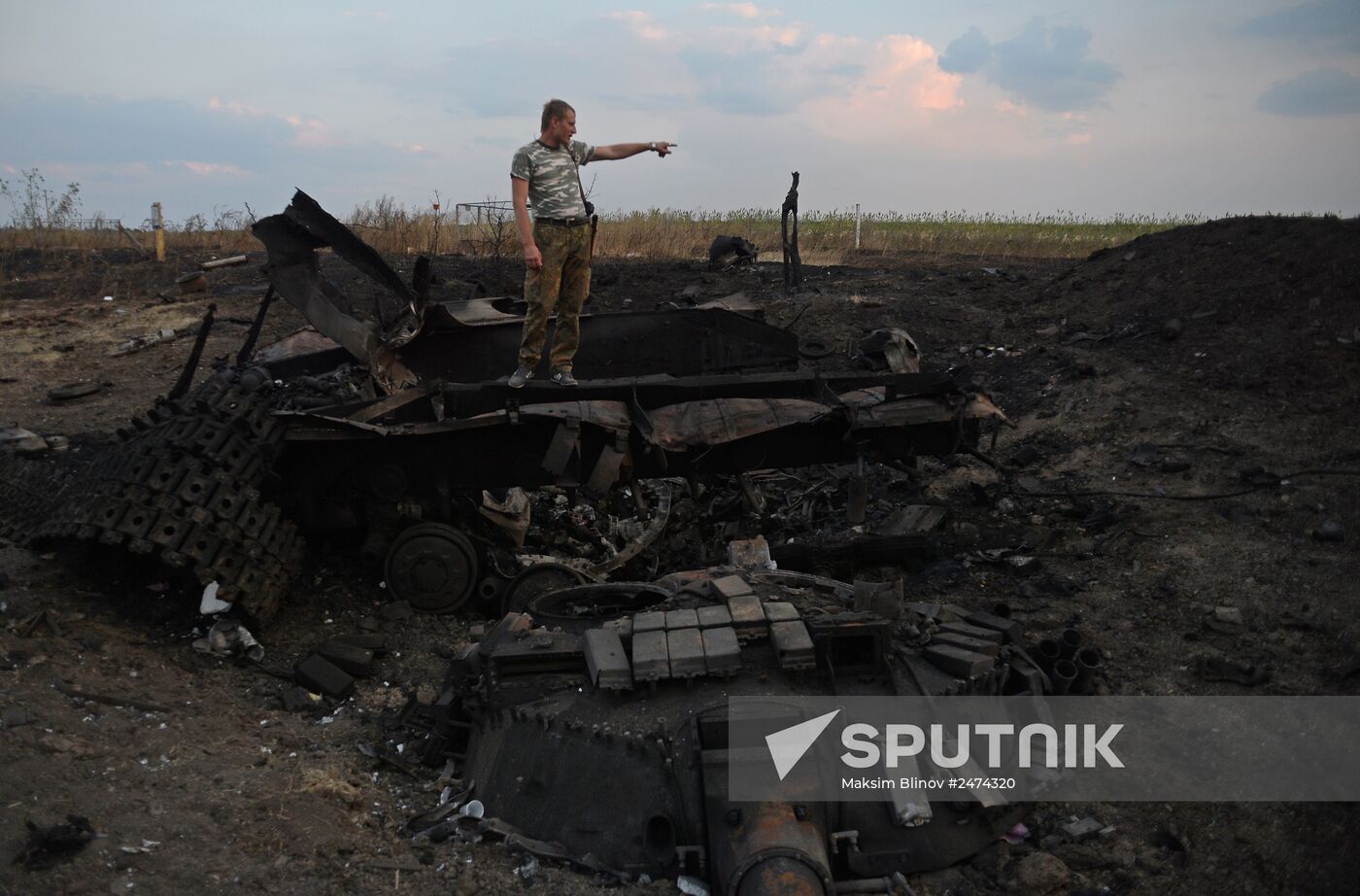 Lugansk People's Republic militia take over Dolzhansky border crossing point on Russian border