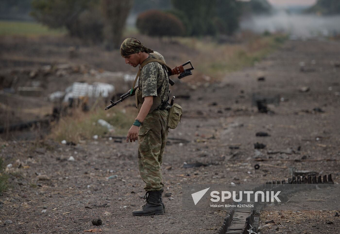 Lugansk People's Republic militia take over Dolzhansky border crossing point on Russian border