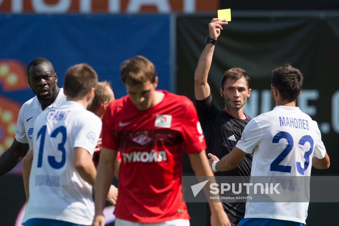 Russian Football Premier League. Dynamo Moscow vs. Spartak Moscow