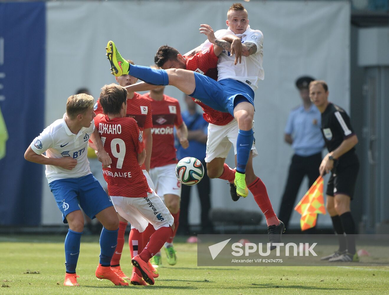 Russian Football Premier League. Dynamo Moscow vs. Spartak Moscow