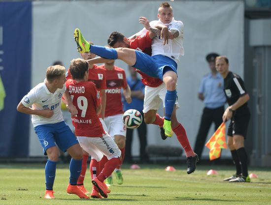 Russian Football Premier League. Dynamo Moscow vs. Spartak Moscow