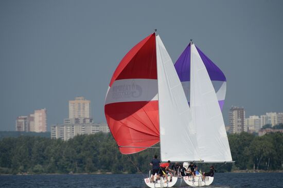 Sailing regatta in Yekaterinburg