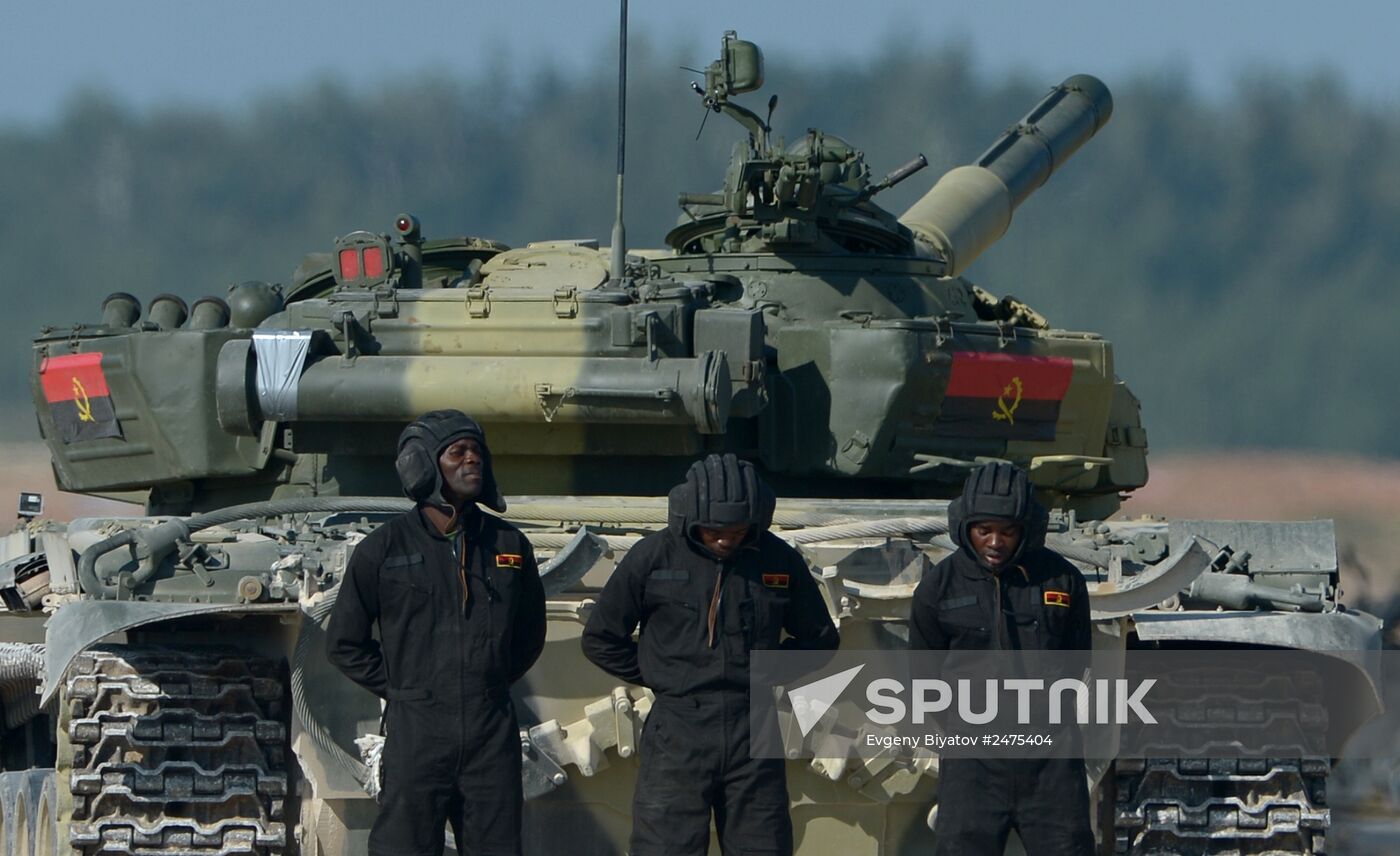 Tank Biathlon 2014 World Championships. Pursuit race