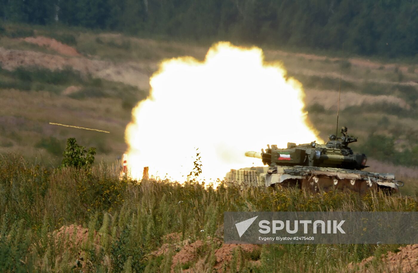 Tank Biathlon 2014 World Championships. Pursuit race