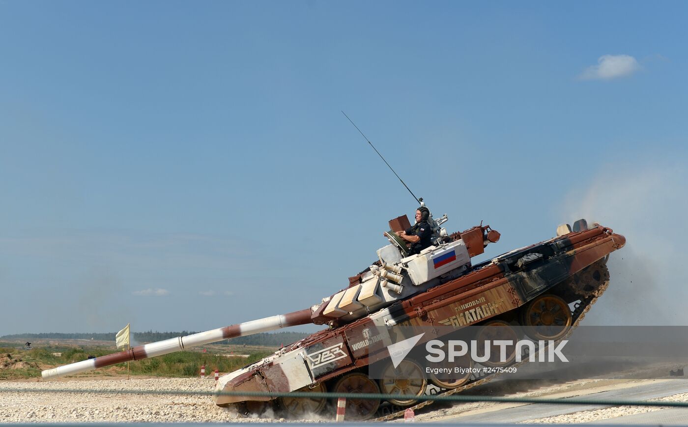 Tank Biathlon 2014 World Championships. Pursuit race