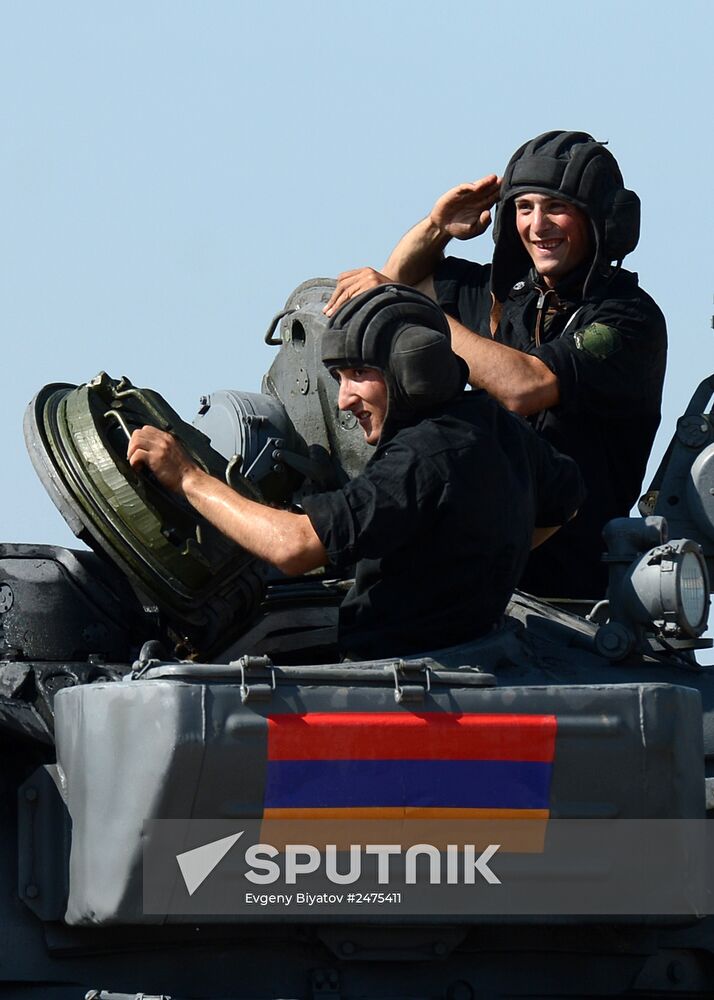 Tank Biathlon 2014 World Championships. Pursuit race