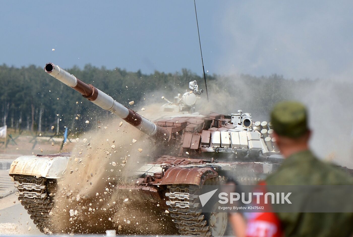 Tank Biathlon 2014 World Championships. Pursuit race