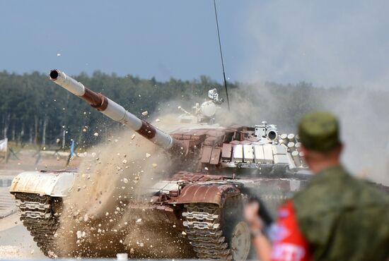Tank Biathlon 2014 World Championships. Pursuit race