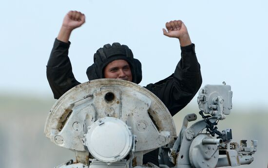 Tank Biathlon 2014 World Championships. Pursuit race