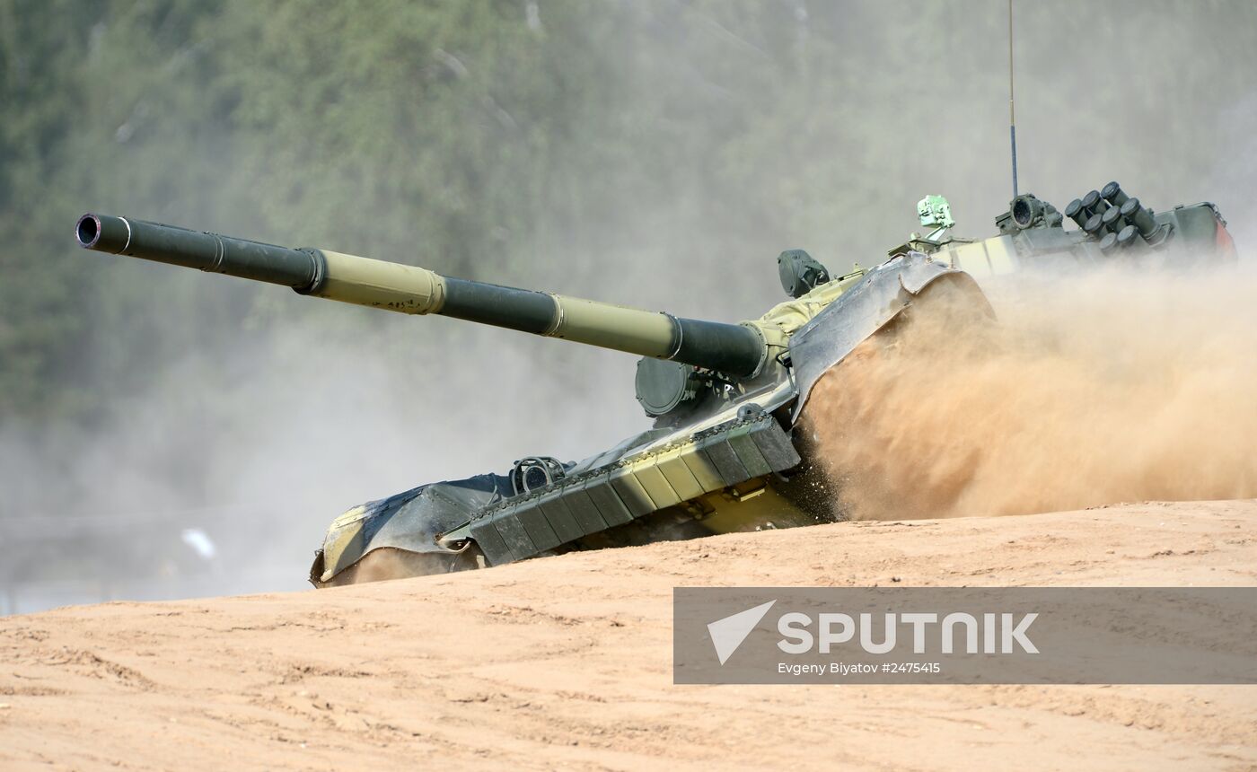 Tank Biathlon 2014 World Championships. Pursuit race