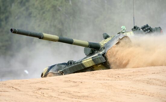 Tank Biathlon 2014 World Championships. Pursuit race