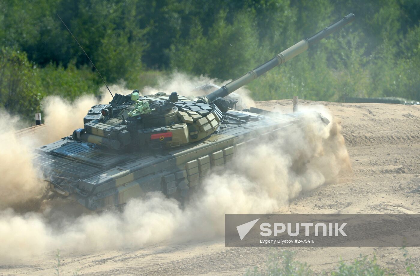 Tank Biathlon 2014 World Championships. Pursuit race