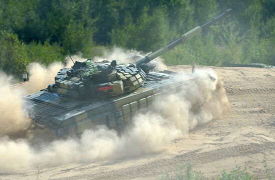 Tank Biathlon 2014 World Championships. Pursuit race