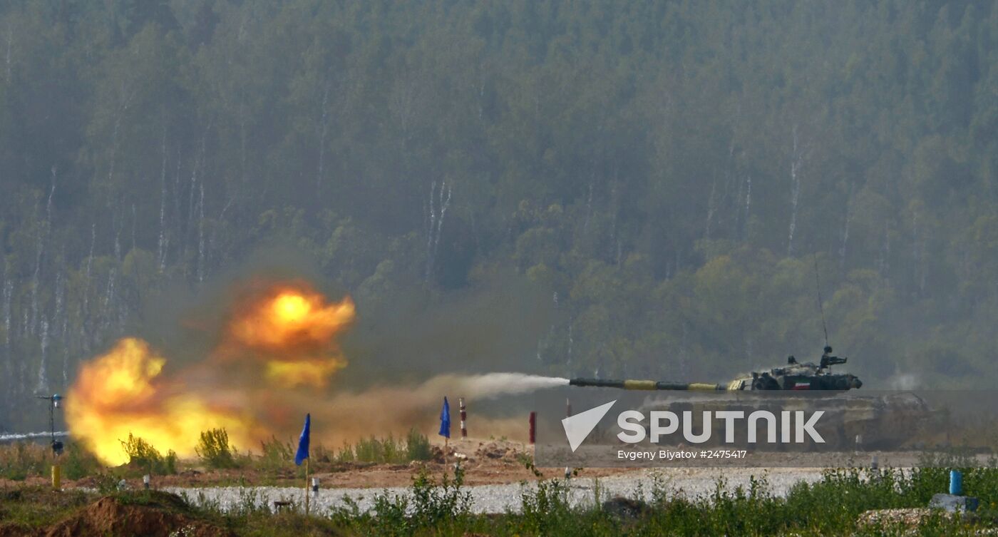 Tank Biathlon 2014 World Championships. Pursuit race