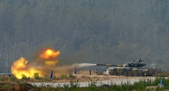 Tank Biathlon 2014 World Championships. Pursuit race