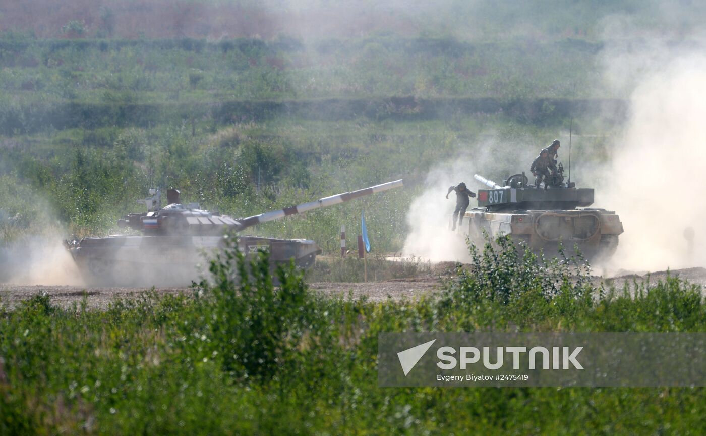 Tank Biathlon 2014 World Championships. Pursuit race