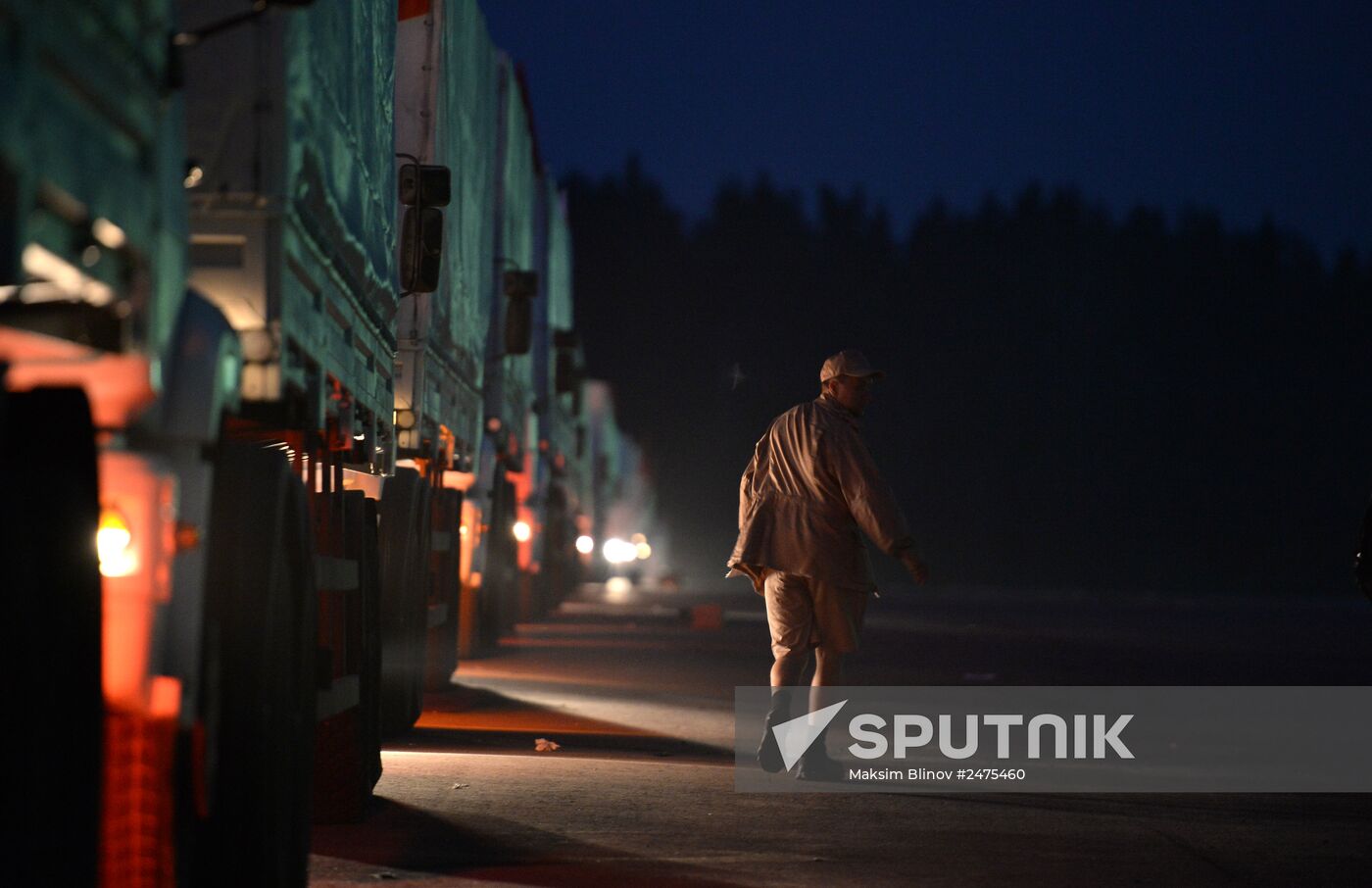 Truck convoy to deliver humanitarian relief aid to Ukraine