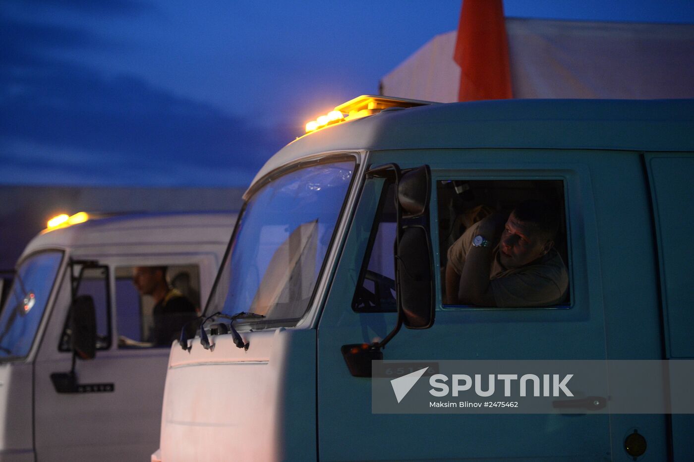 Truck convoy to deliver humanitarian relief aid to Ukraine