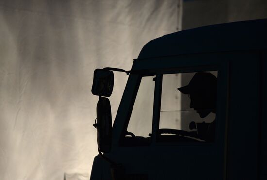 Truck convoy to deliver humanitarian relief aid to Ukraine