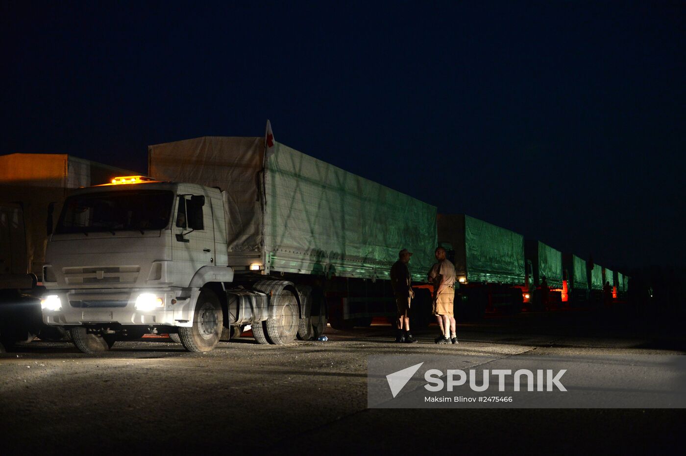 Truck convoy to deliver humanitarian relief aid to Ukraine
