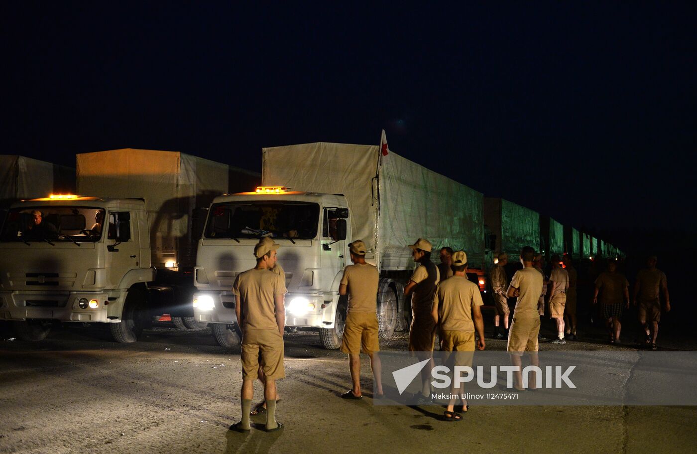 Truck convoy to deliver humanitarian relief aid to Ukraine
