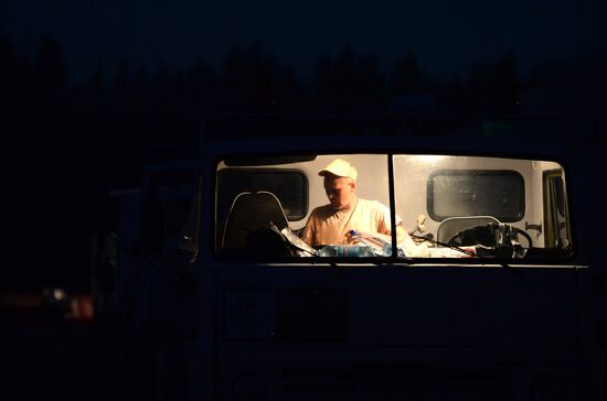 Truck convoy to deliver humanitarian relief aid to Ukraine