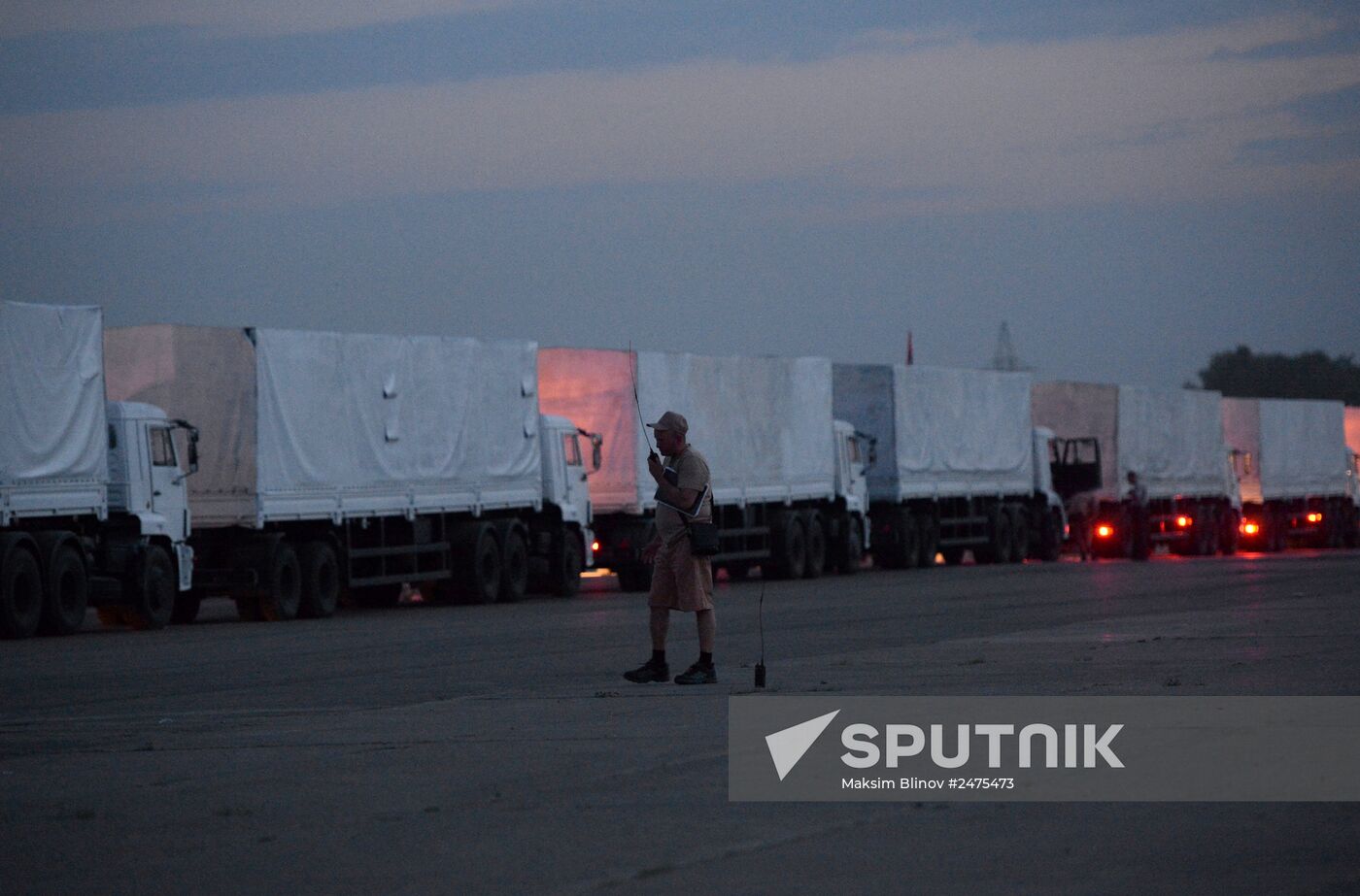 Truck convoy to deliver humanitarian relief aid to Ukraine