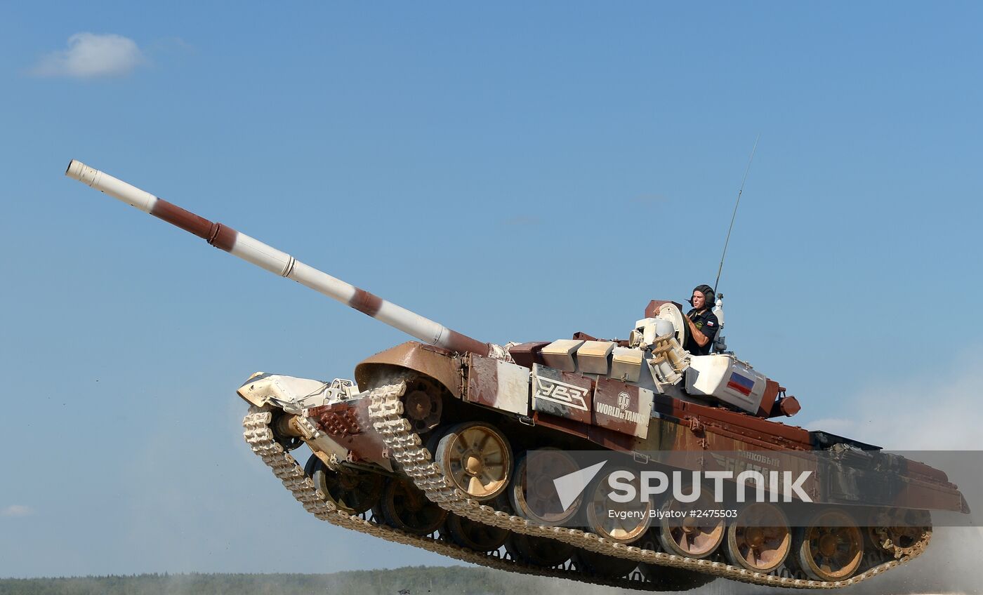 Tank Biathlon 2014 World Championships. Pursuit race