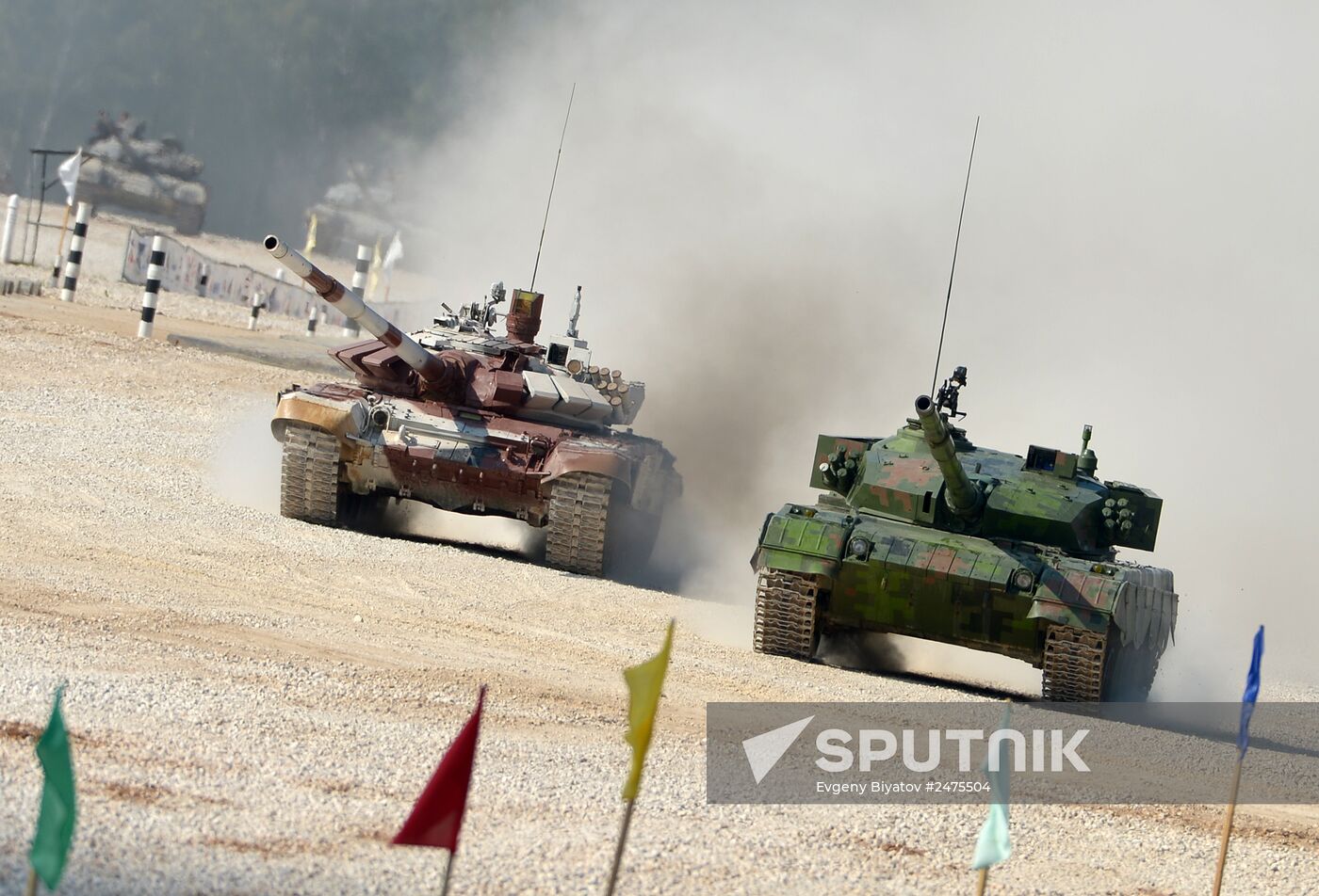 Tank Biathlon 2014 World Championships. Pursuit race