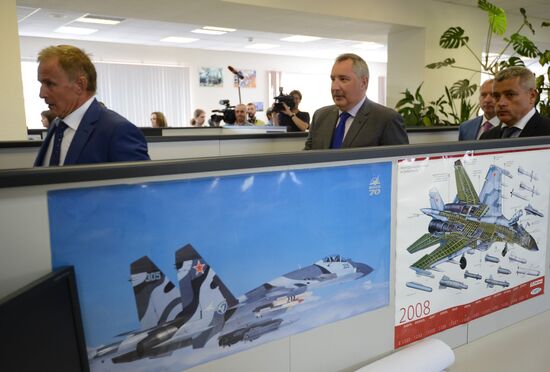 Dmitry Rogozin visits Saturn Science & Production Association