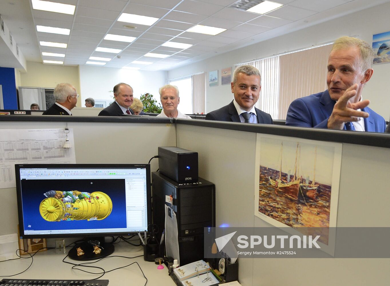 Dmitry Rogozin visits Saturn Science & Production Association