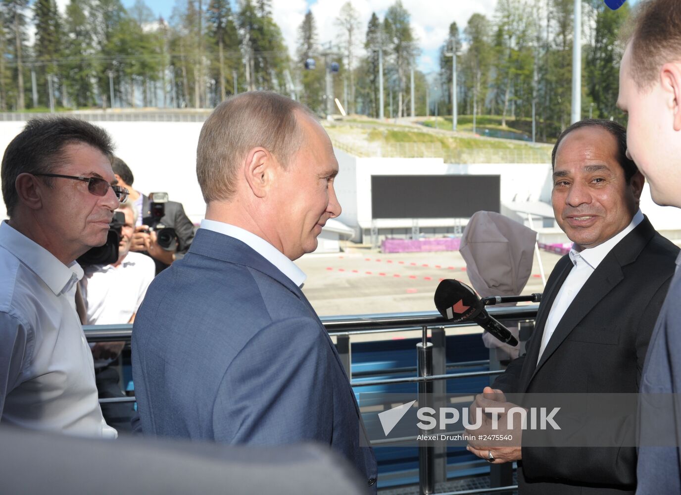 Vladimir Putin meets with Abdel Fattah al-Sisi in Sochi