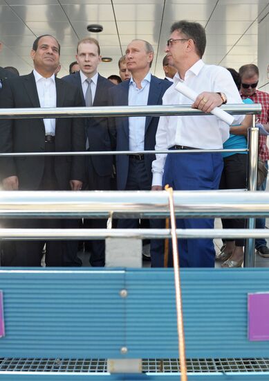 Vladimir Putin meets with Abdel Fattah al-Sisi in Sochi