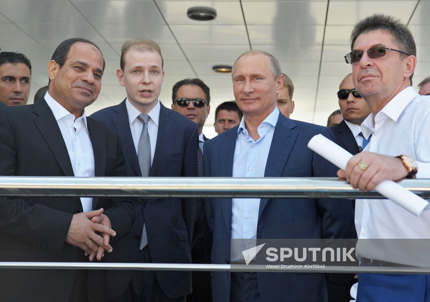 Vladimir Putin meets with Abdel Fattah al-Sisi in Sochi