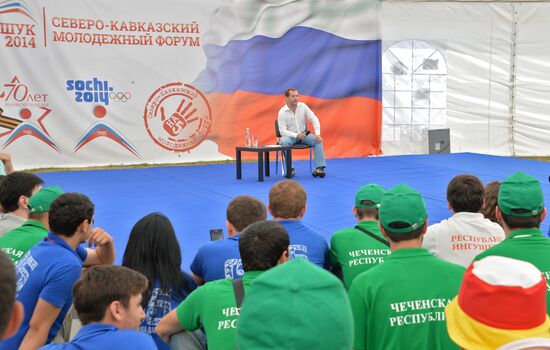 Dmitry Medvedev visits North Caucasian Federal District