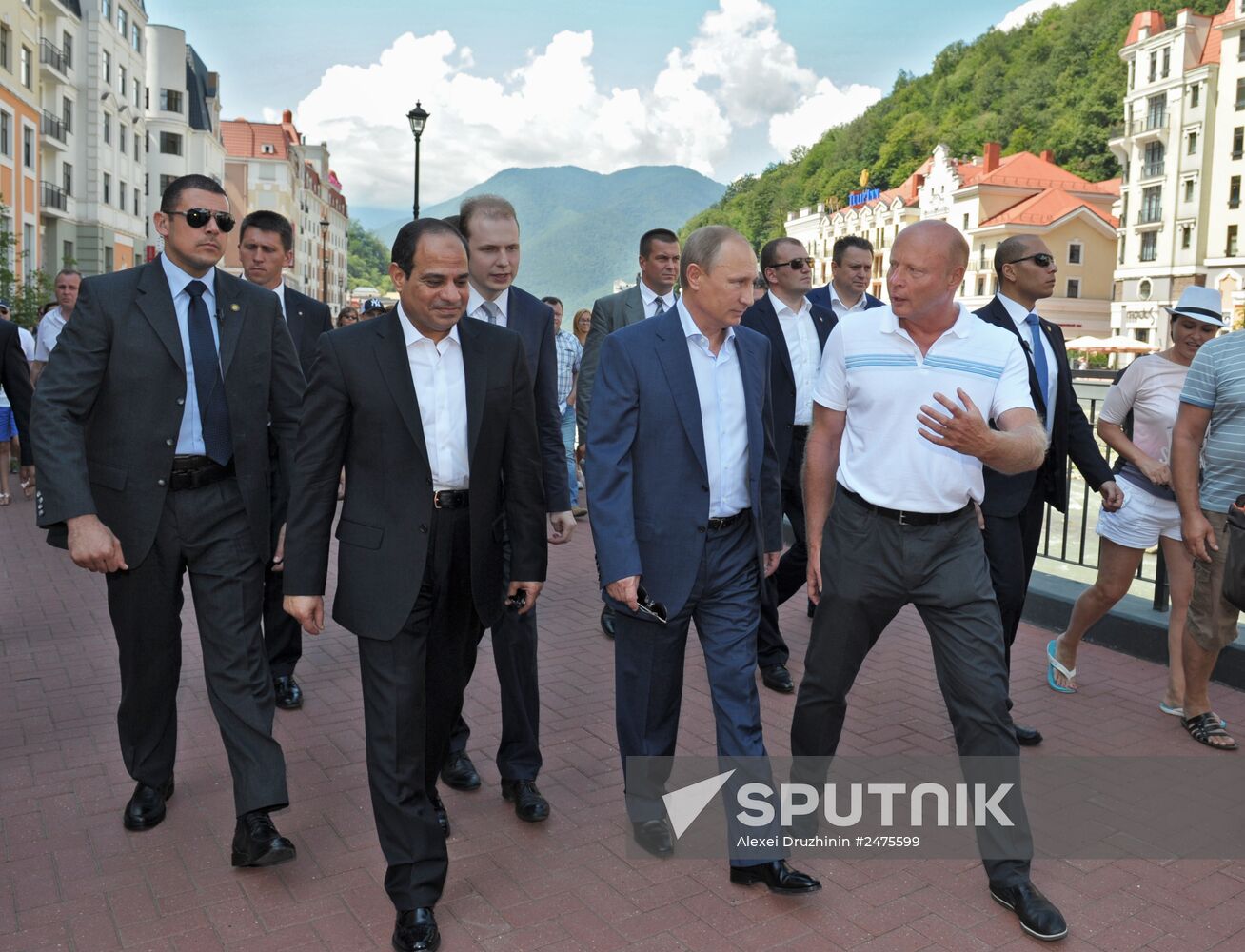 Vladimir Putin meets with Abdel Fattah al-Sisi in Sochi