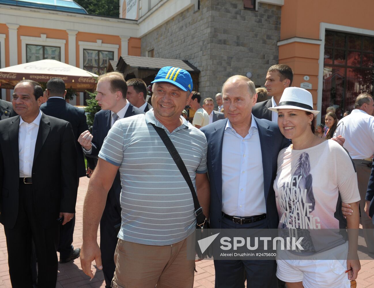 Vladimir Putin meets with Abdel Fattah al-Sisi in Sochi