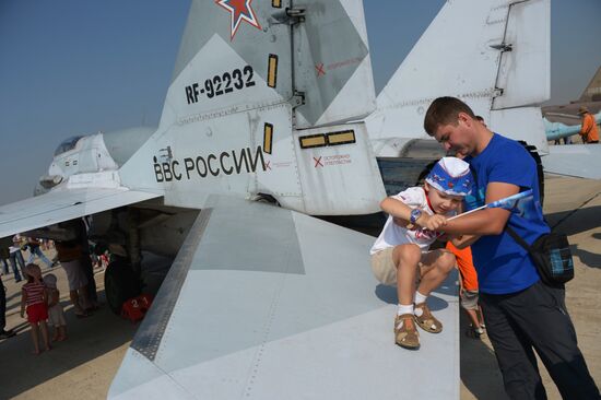 Celebrating Air Force Day in Lipetsk