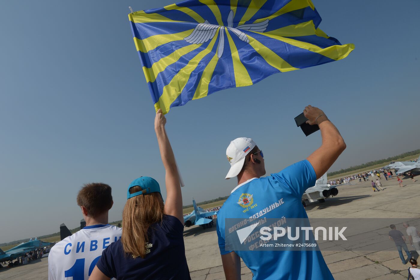 Celebrating Air Force Day in Lipetsk