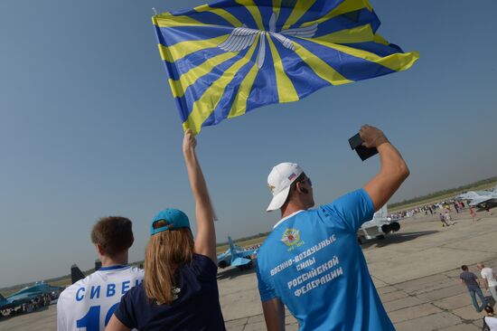 Celebrating Air Force Day in Lipetsk