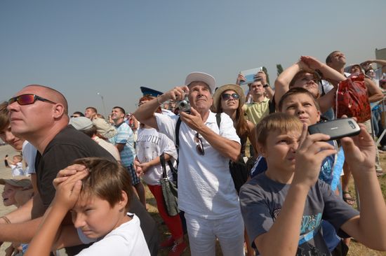 Celebrating Air Force Day in Lipetsk