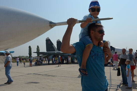 Celebrating Air Force Day in Lipetsk